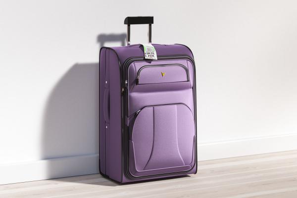 Suitcase with a handle