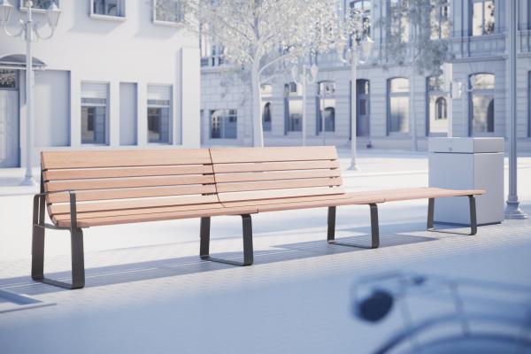 Wood street bench