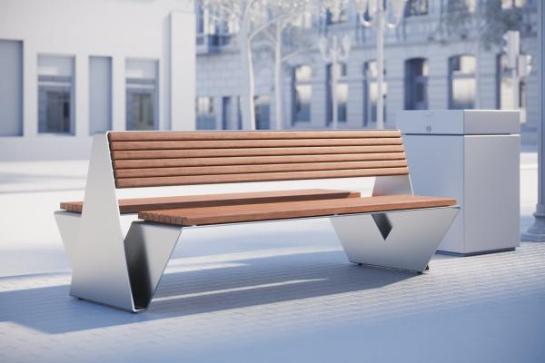 Wood street bench