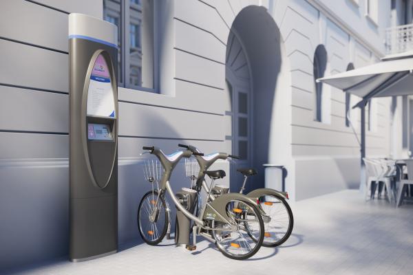 Bike sharing station