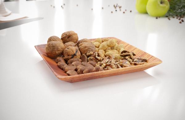 Platter with nuts