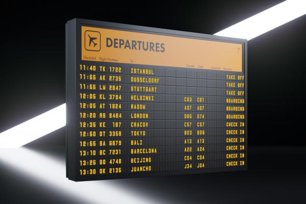 Departure board