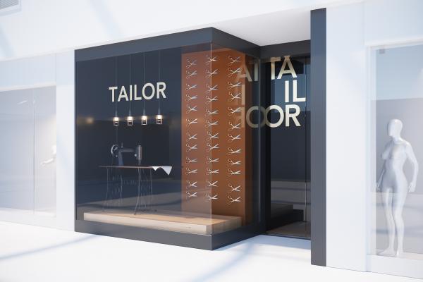 Tailor shop front