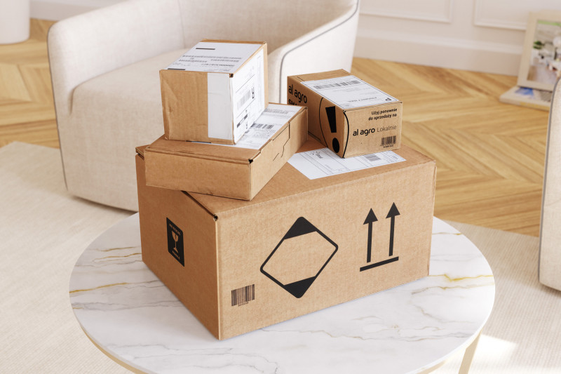 Shipping packages 3D Model