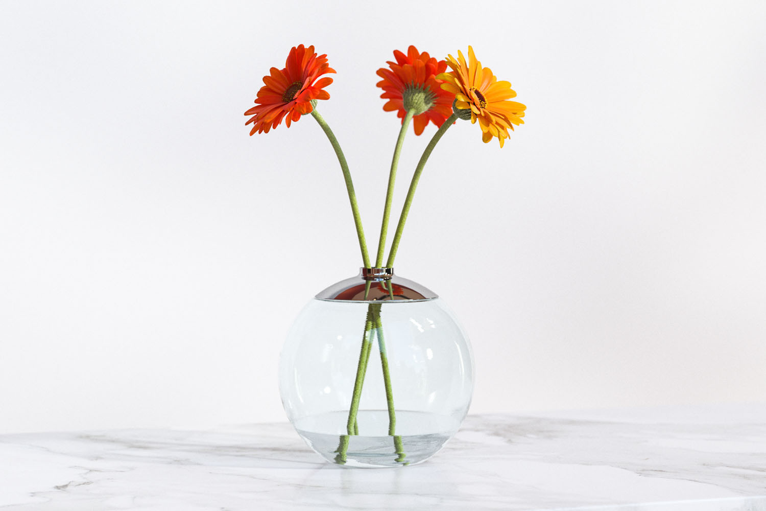 Flowers in a vase image