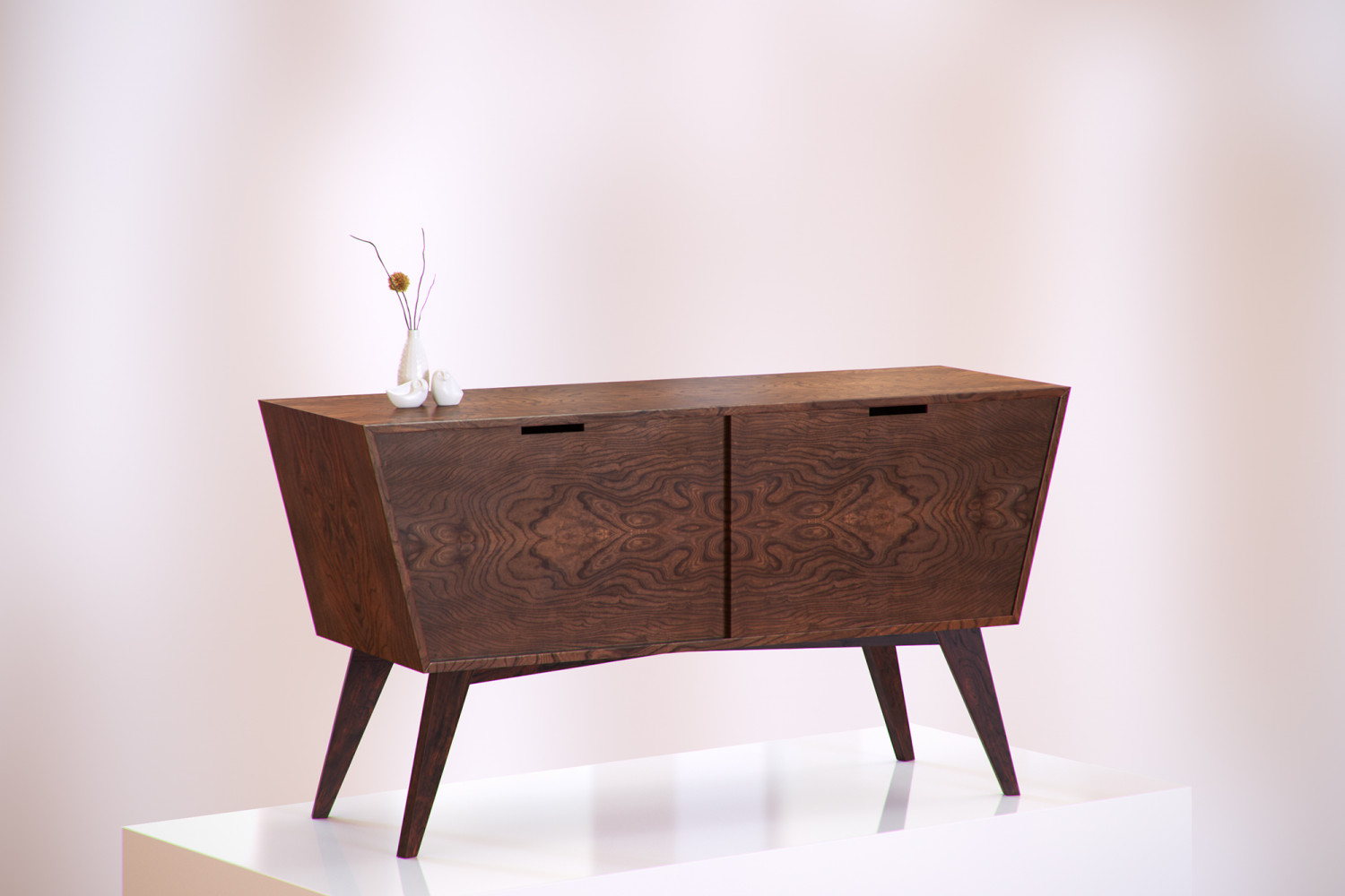 Modern wooden chest of drawers image