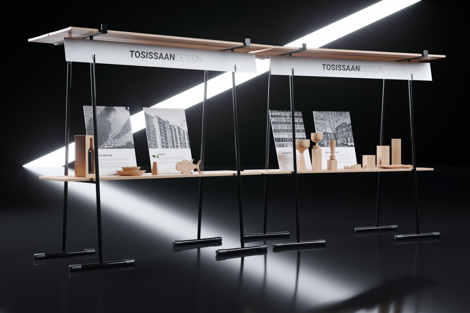 Woodwork exhibition stand image