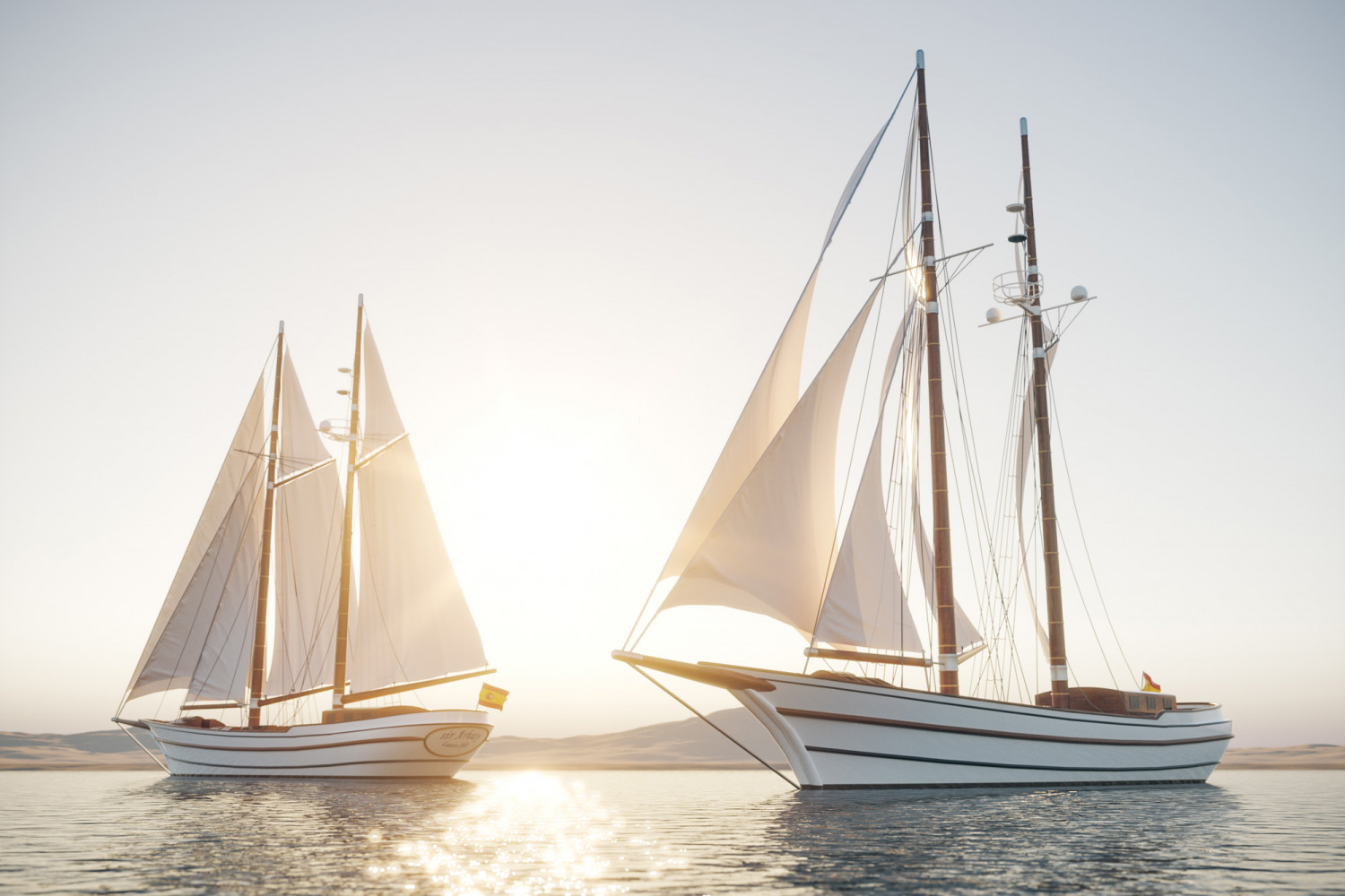 Traditional sail boat