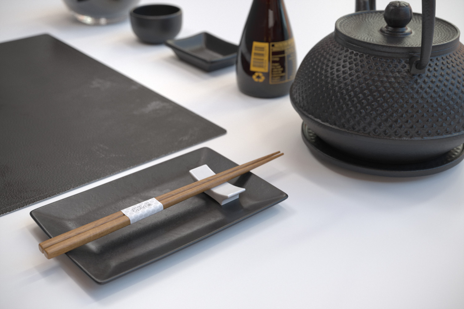 Sushi table set