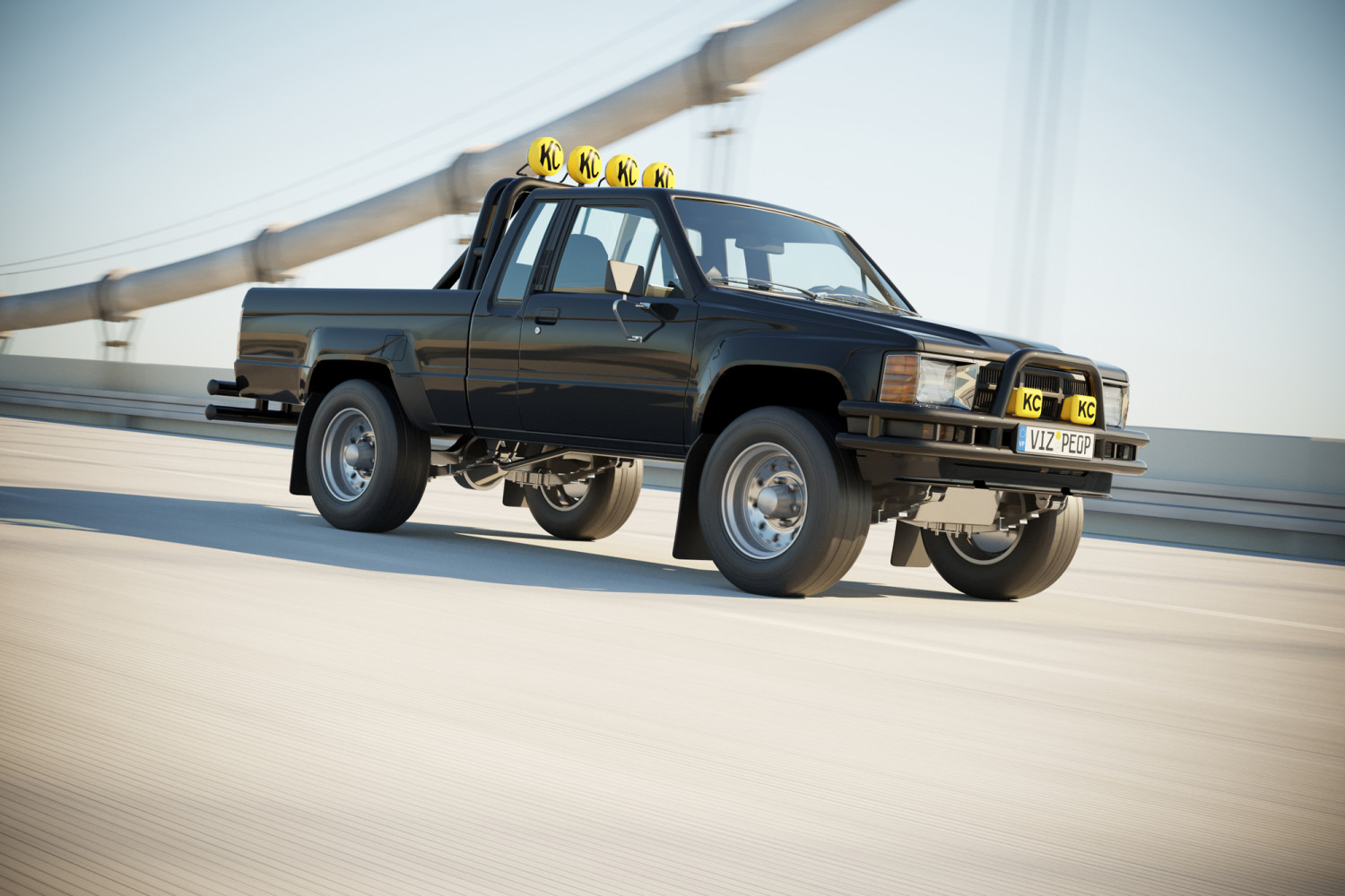 Japan classic offroad pickup