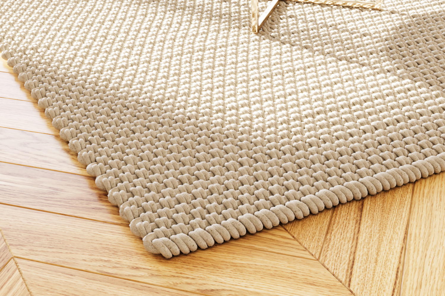 Thickly woven carpet 3D model