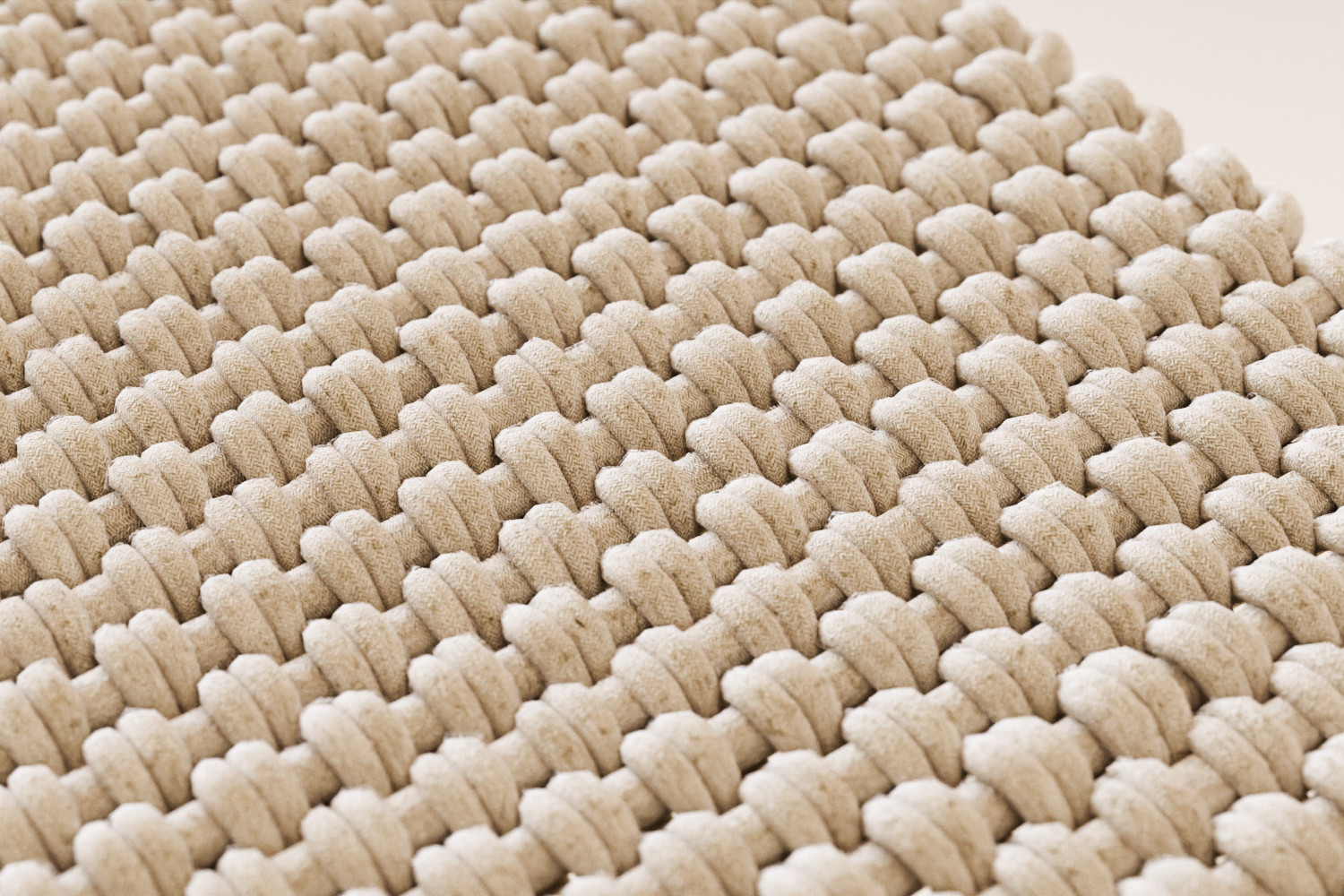 Thickly woven carpet 3D model