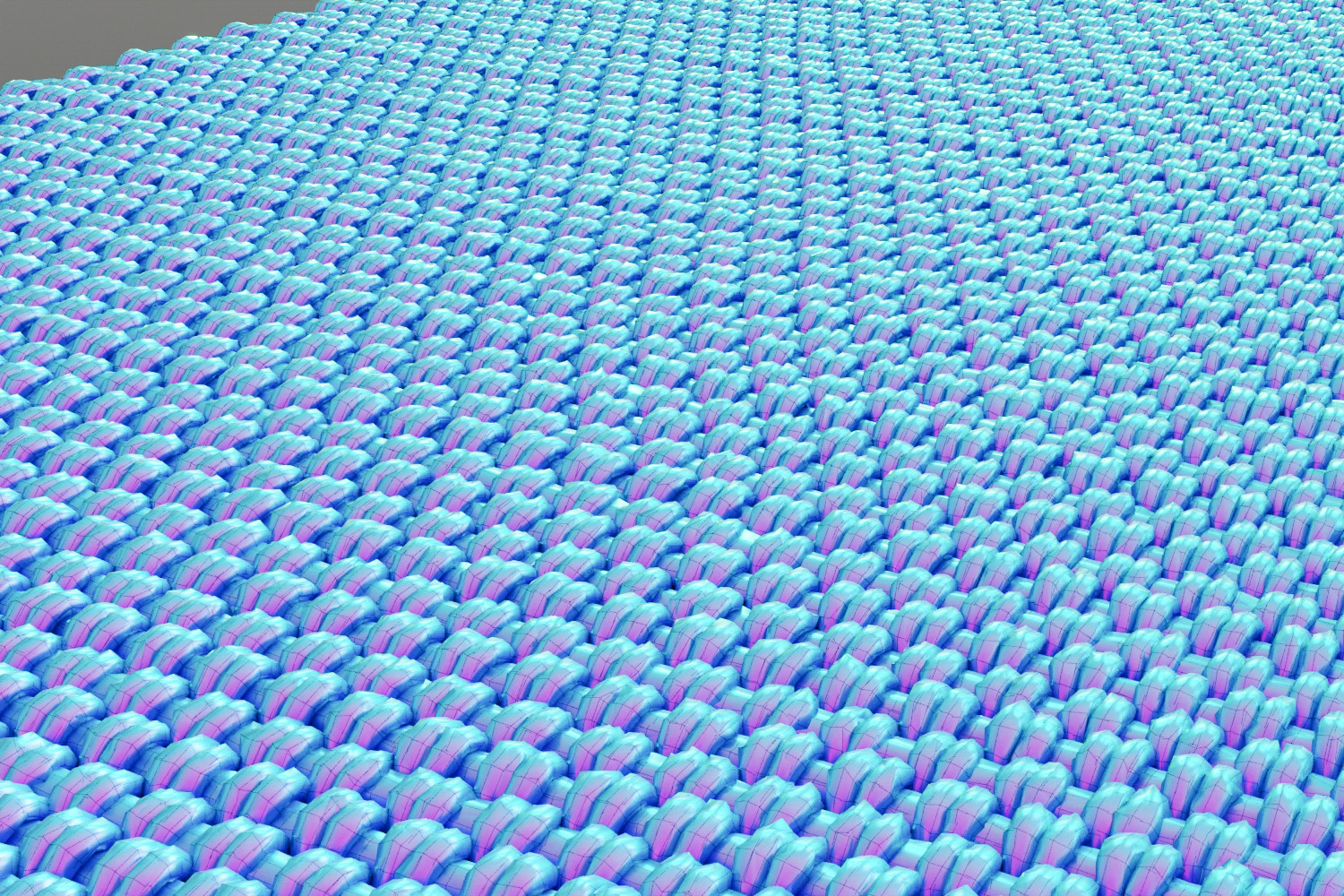 Thickly woven carpet 3D model