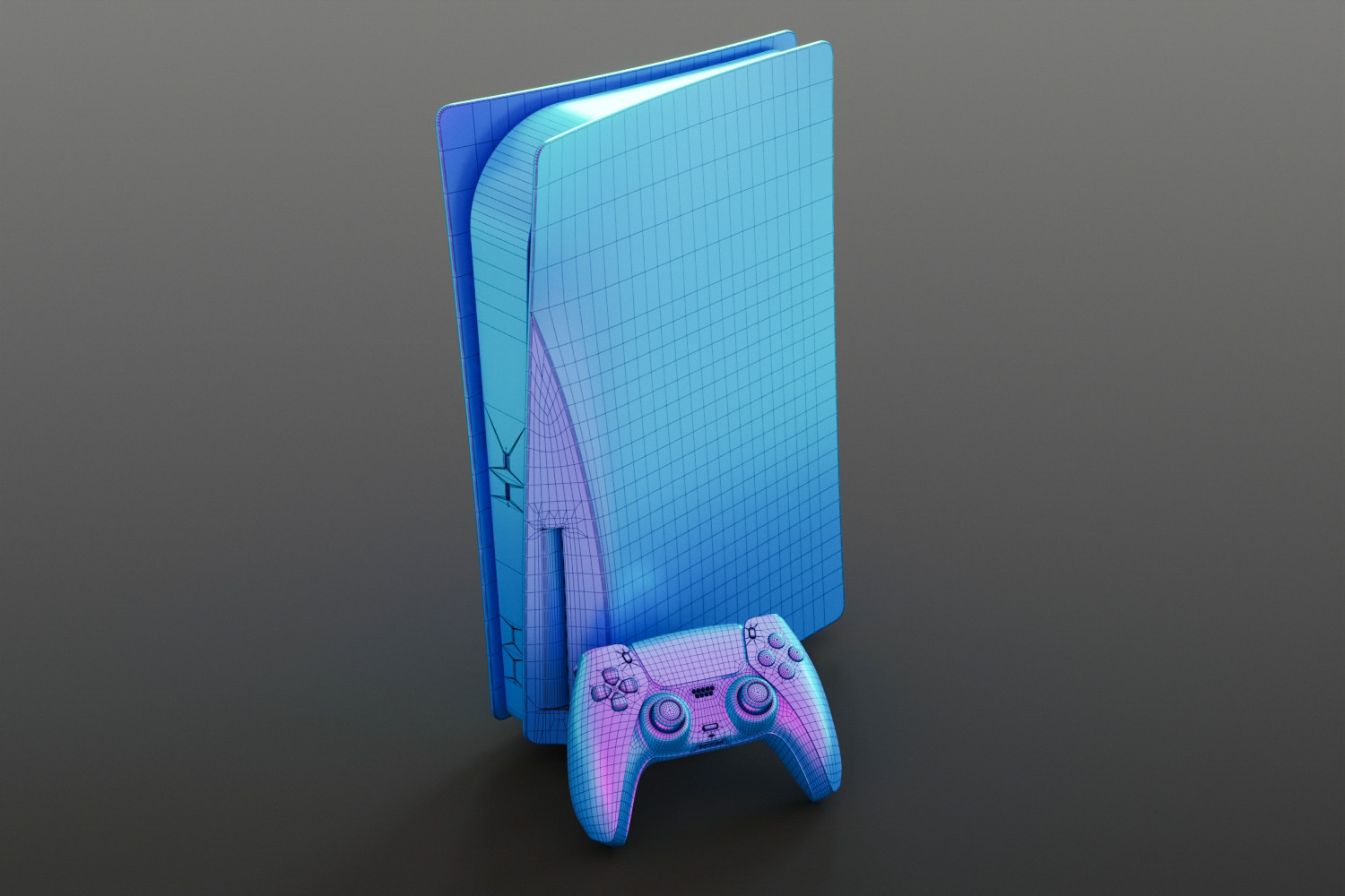 Next gen gaming consele 3D model