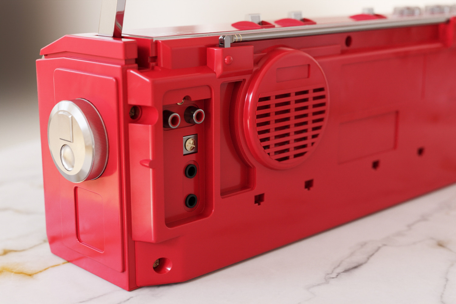 Vintage japan cassette player 3D model