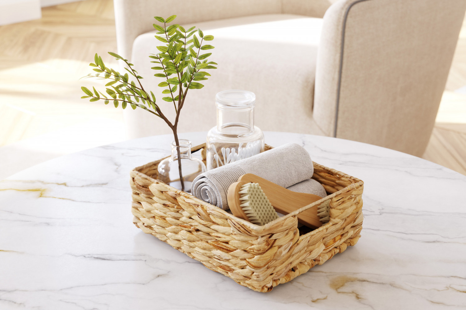 Bath set basket 3D Model