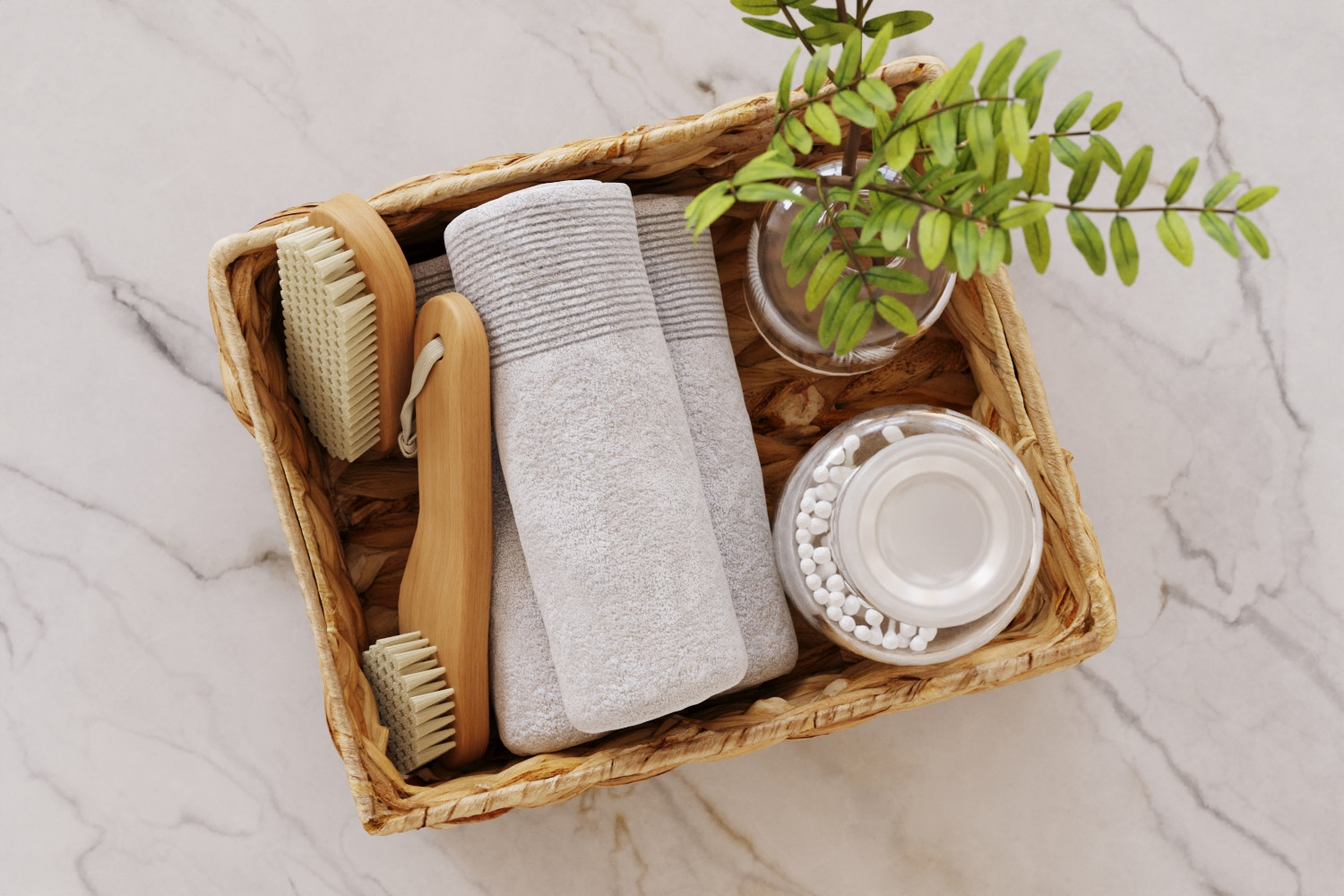 Bath set basket 3D Model