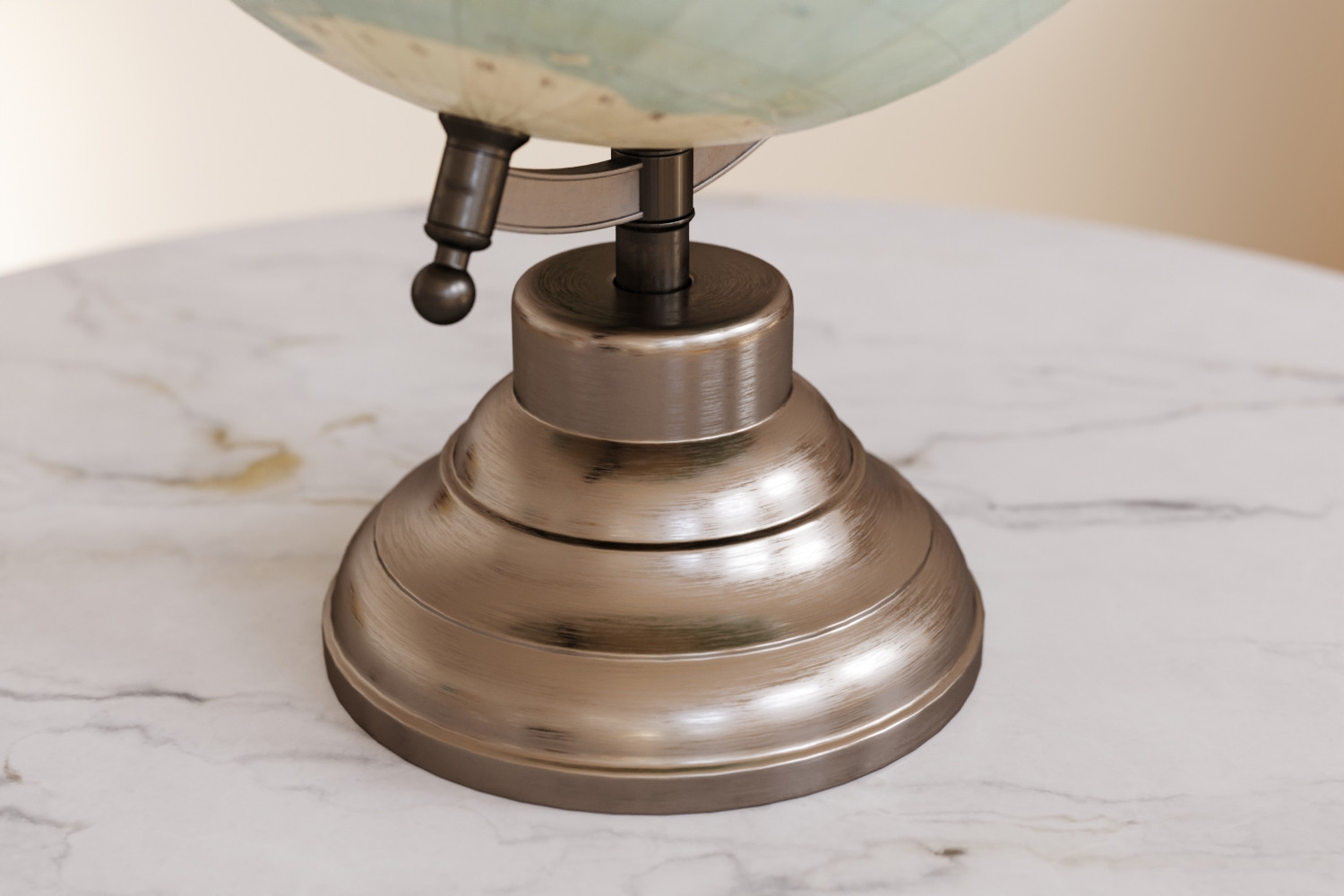 Elegant retro globe 3D Model